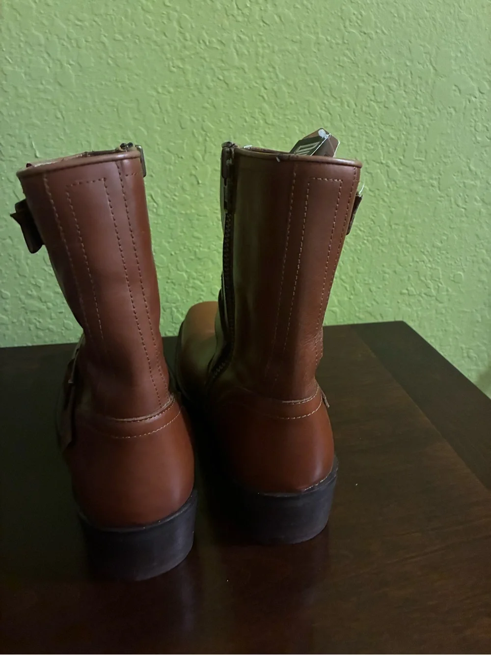DINGO MEN  Hackett Motorcycle Boots LEATHER SIZE 10 D BNWT